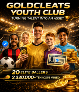 GoldCleats Youth Club: The Membership That Turns Talent Into an Asset 🏆🪙