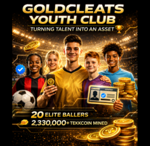 GoldCleats Youth Club: The Membership That Turns Talent Into an Asset 🏆🪙
